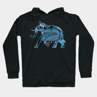 Ornate Thai Elephant In A Colorful Illustration Hoodie